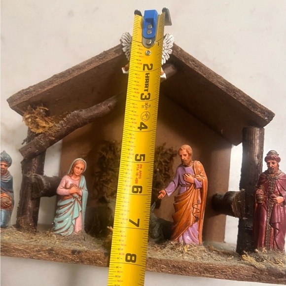 Handcrafted Vintage Made In Italy Hand painted Nativity Three Wise Men Beautiful - Picture 12 of 16
